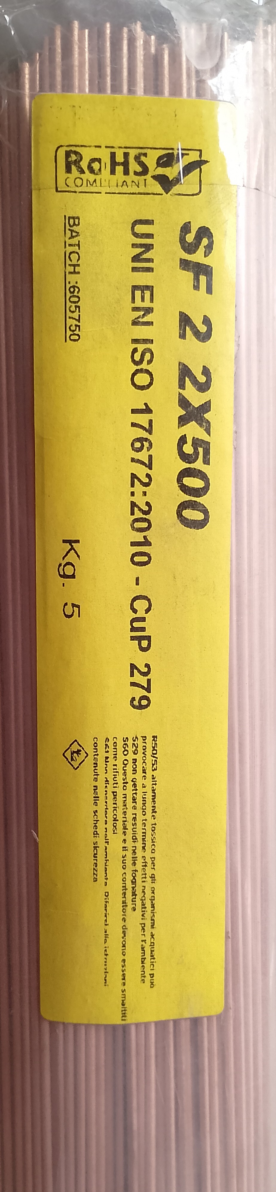 سیم جوش نقره ایتالیا، 2% قطر 500 * 2 م م