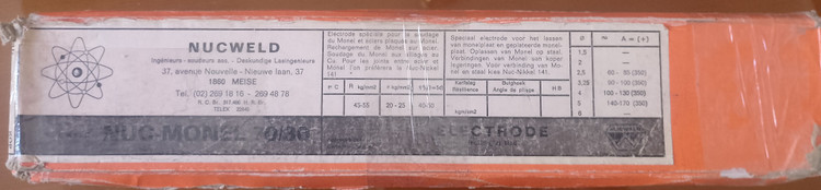 الکترود جوش مونل بلژیک